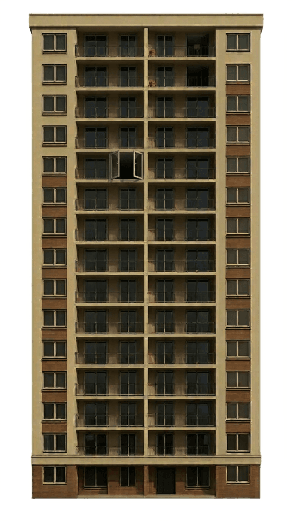 Primeway-serviced building facade